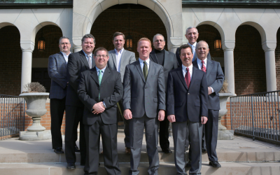 men-in-front-of-church